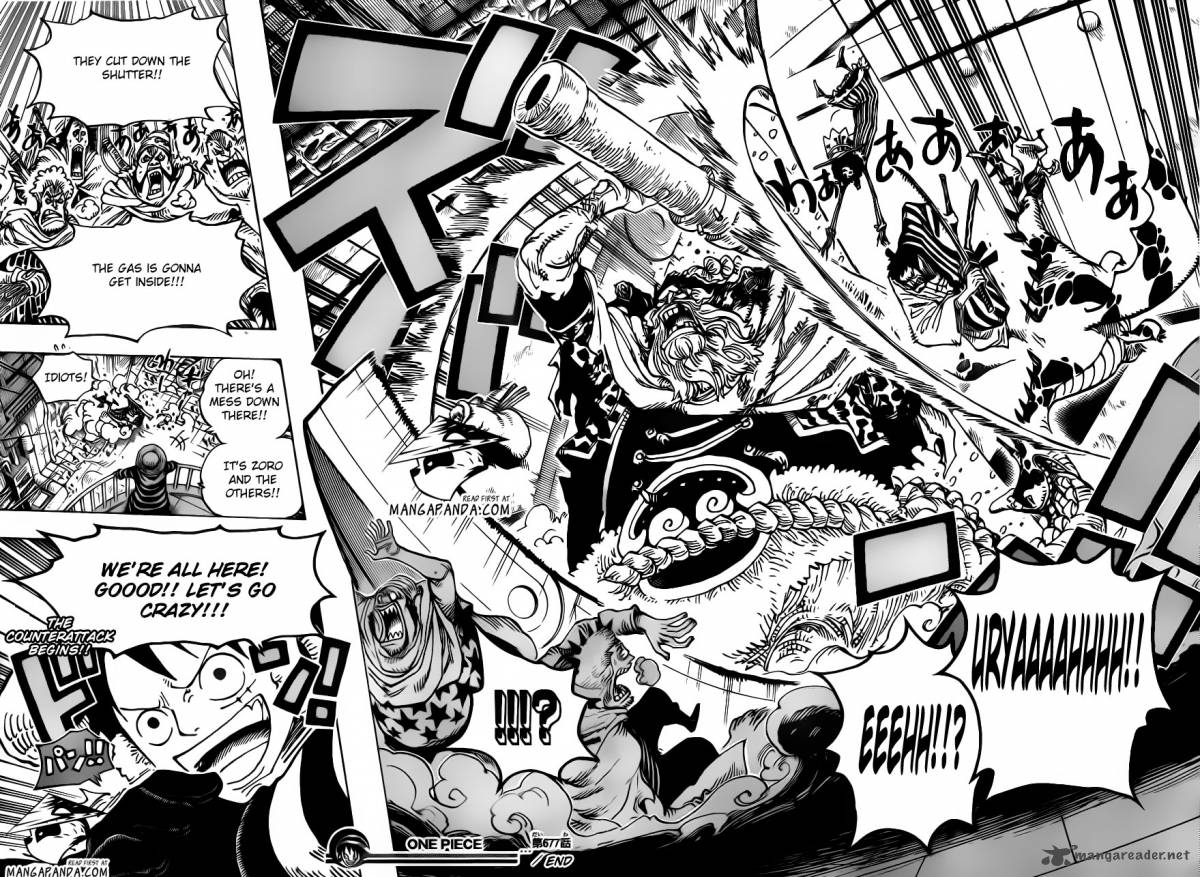 One Piece Chapter 677 page 16 - Chapter 677: COUNTER HAZARD!!
