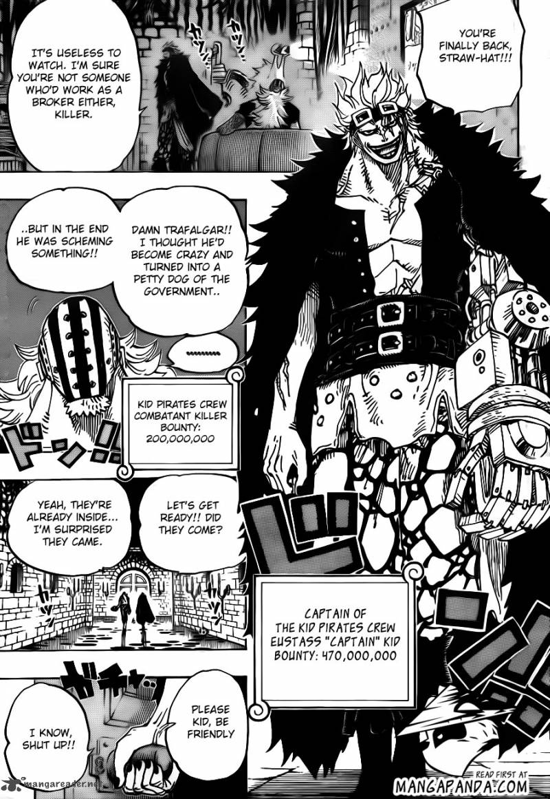 One Piece Chapter 677 page 3 - Chapter 677: COUNTER HAZARD!!