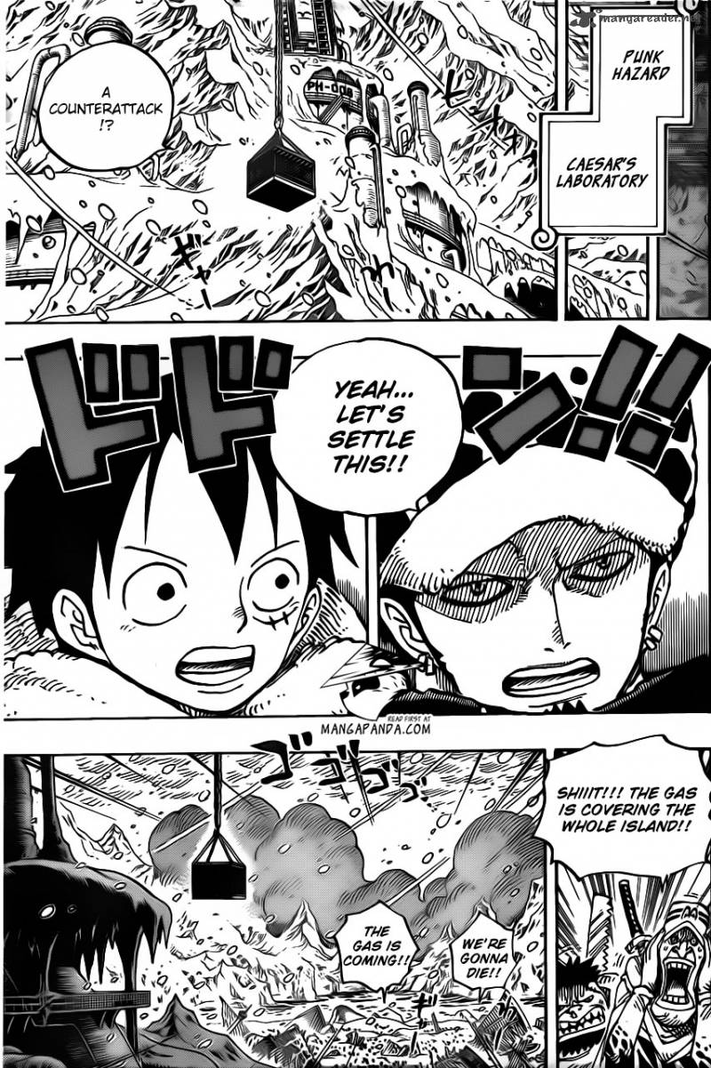 One Piece Chapter 677 page 6 - Chapter 677: COUNTER HAZARD!!