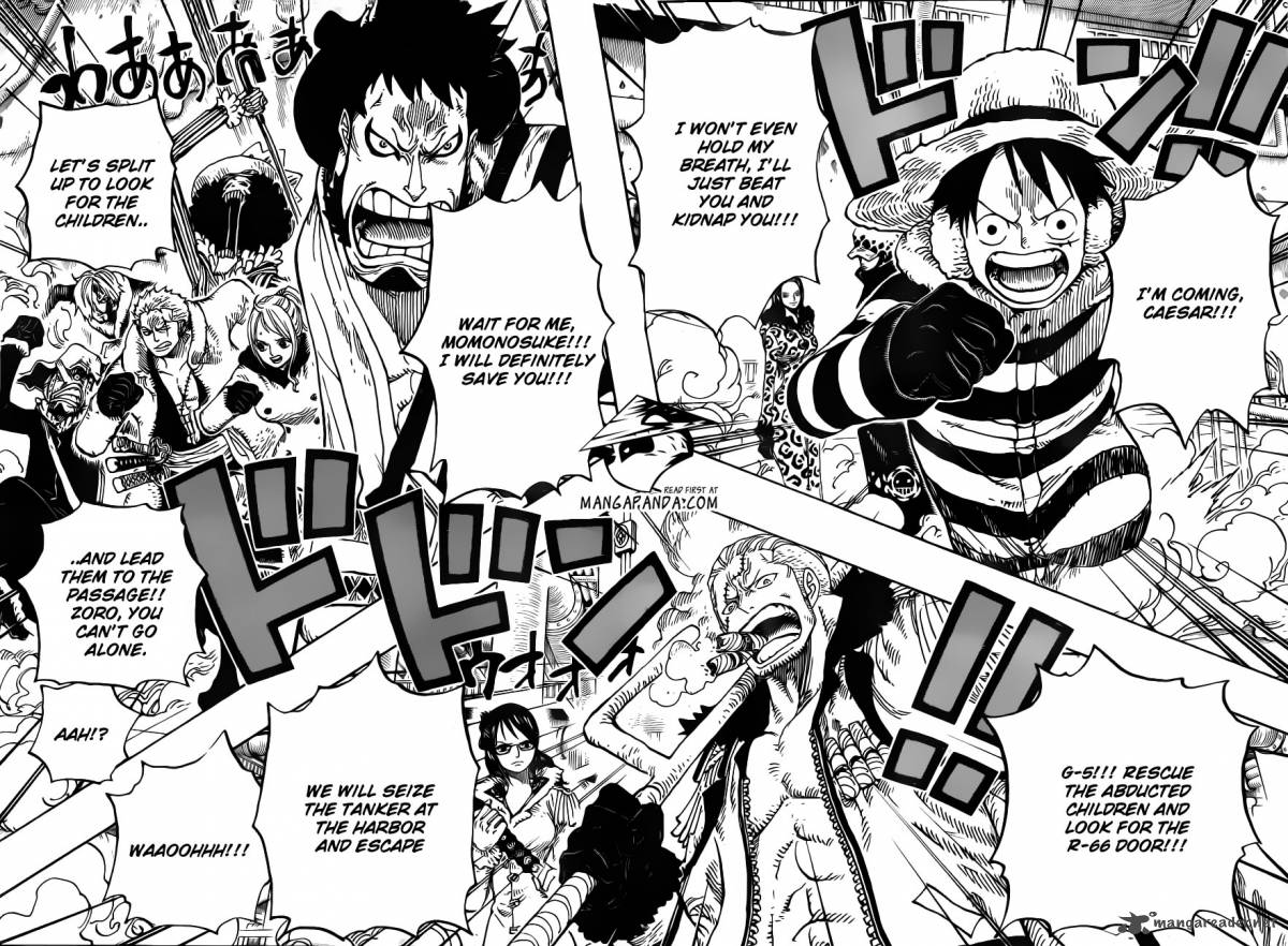 One Piece Chapter 678 page 13 - Chapter 678: Lobby of Laboratory Section A