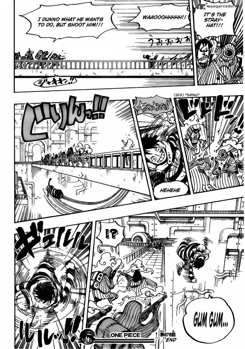 One Piece Chapter 678 page 16 - Chapter 678: Lobby of Laboratory Section A