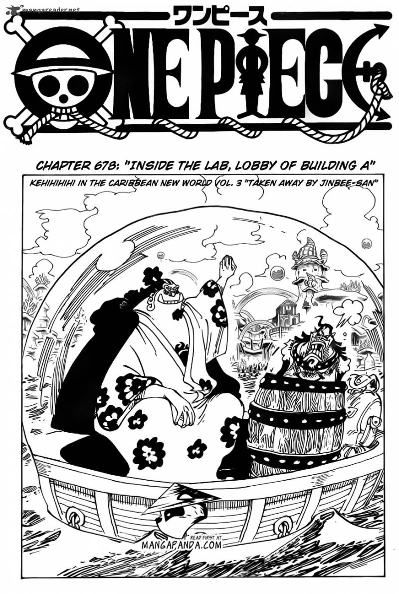 One Piece Chapter 678 page 2 - Chapter 678: Lobby of Laboratory Section A