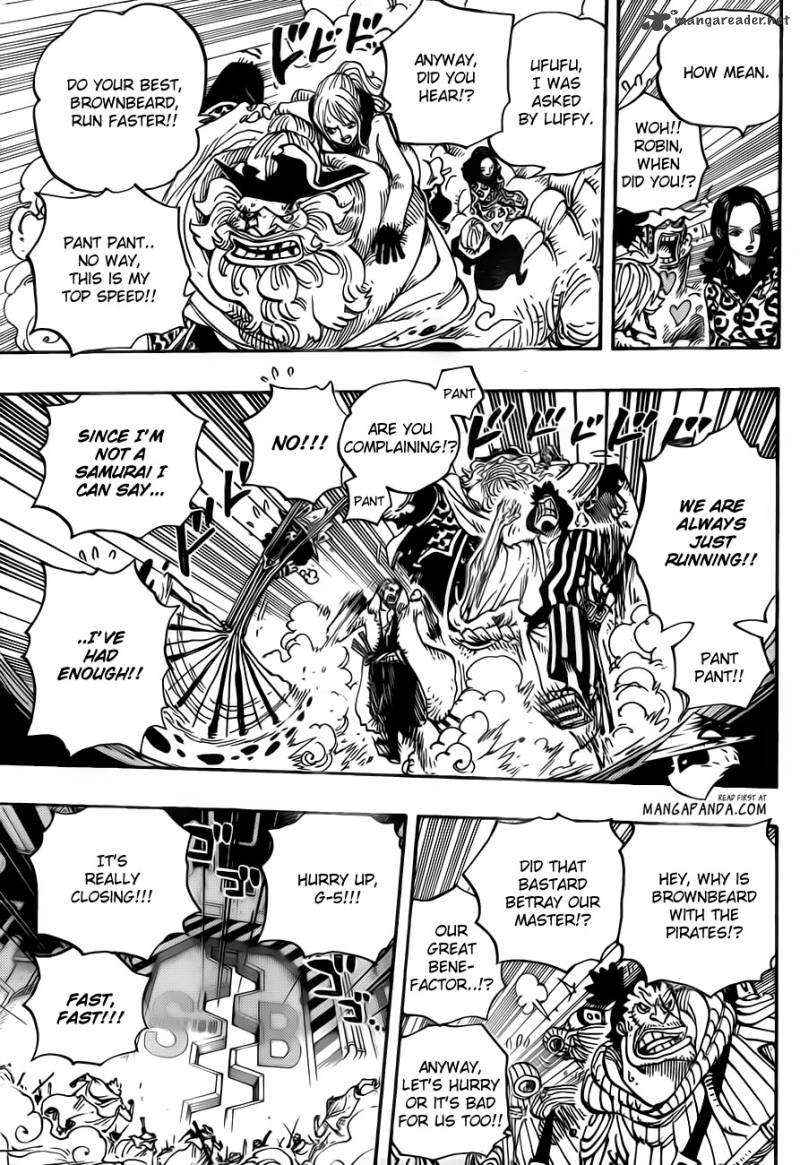 One Piece Chapter 679 page 16 - Chapter 679: The G-5 Spirit