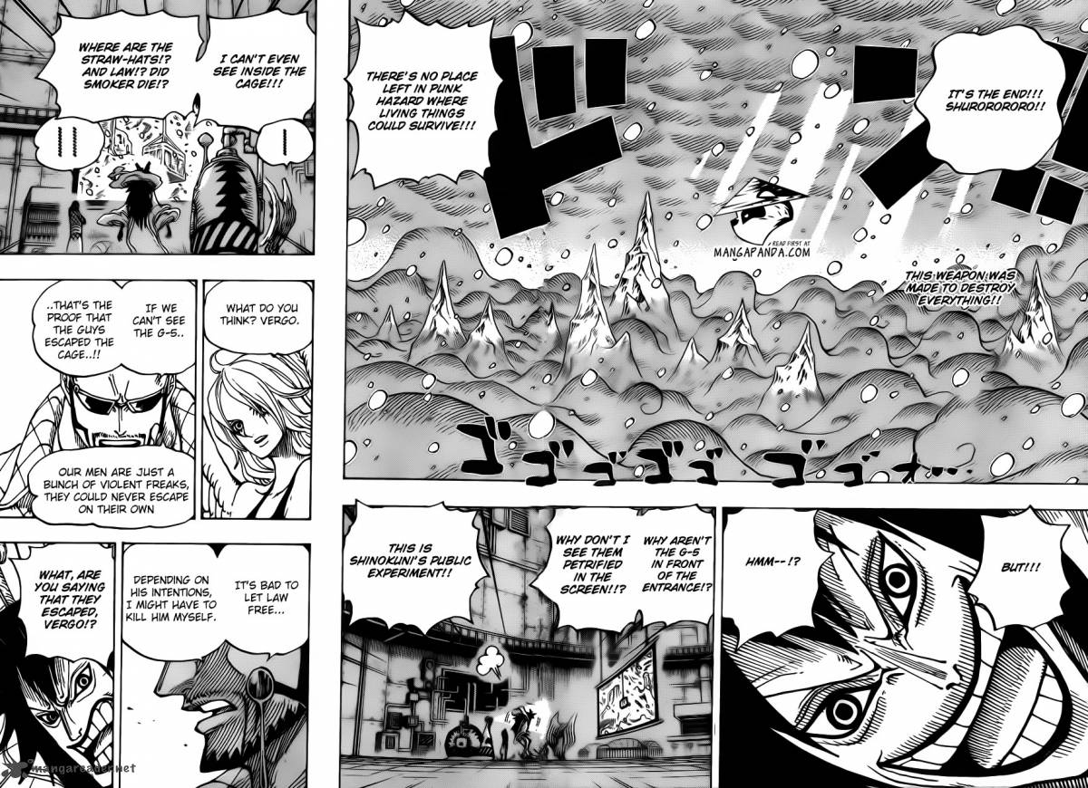 One Piece Chapter 679 page 4 - Chapter 679: The G-5 Spirit