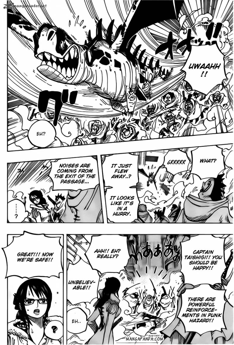 One Piece Chapter 680 page 10 - Chapter 680: Marine G-5 Base Commander Vergo the Demon Bamboo