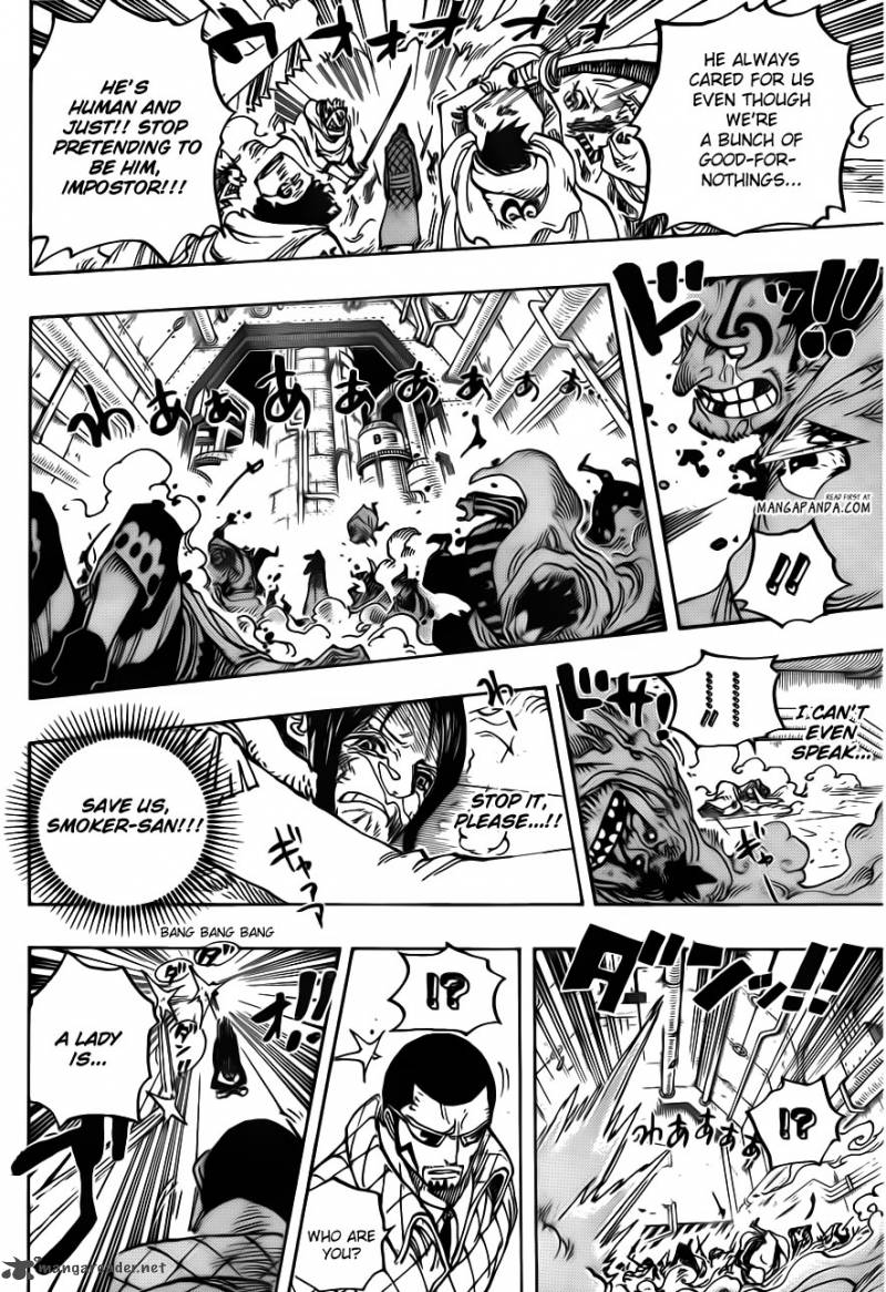 One Piece Chapter 680 page 16 - Chapter 680: Marine G-5 Base Commander Vergo the Demon Bamboo