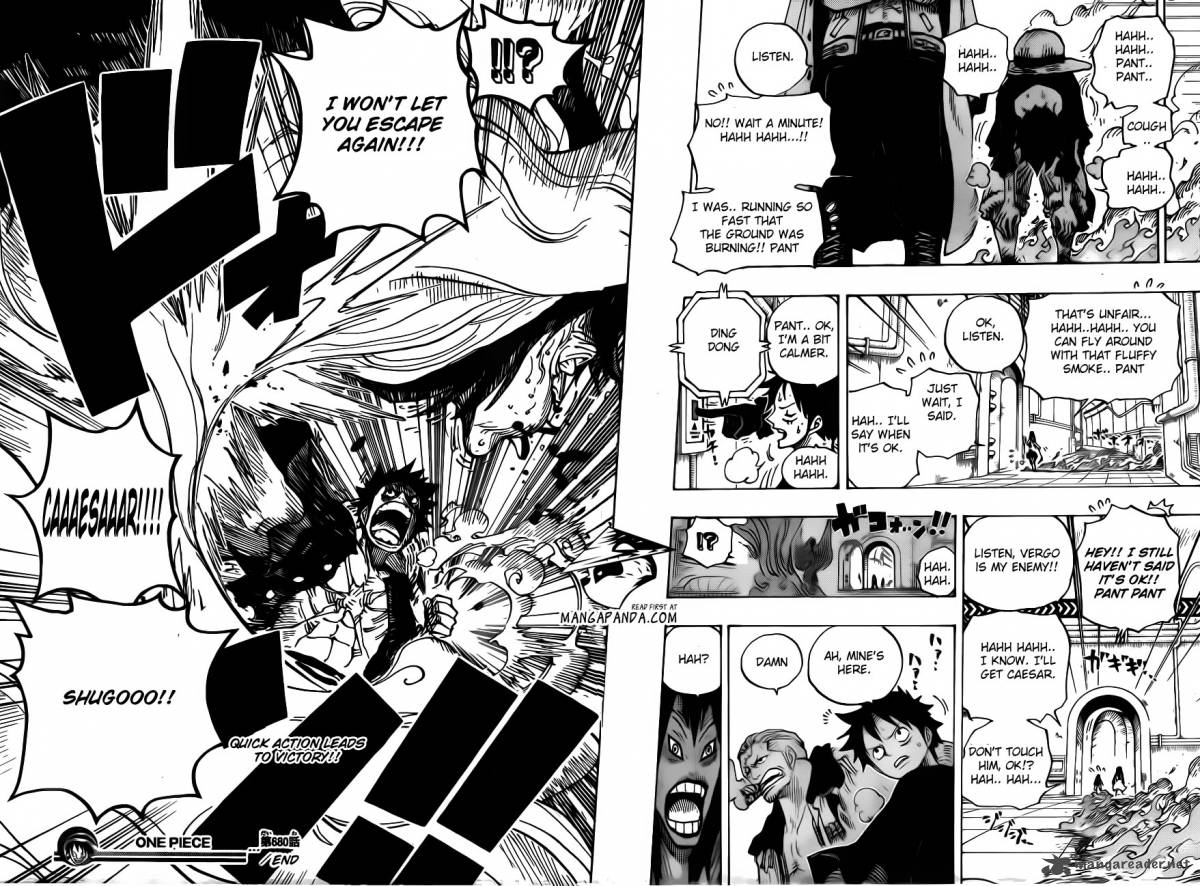 One Piece Chapter 680 page 20 - Chapter 680: Marine G-5 Base Commander Vergo the Demon Bamboo