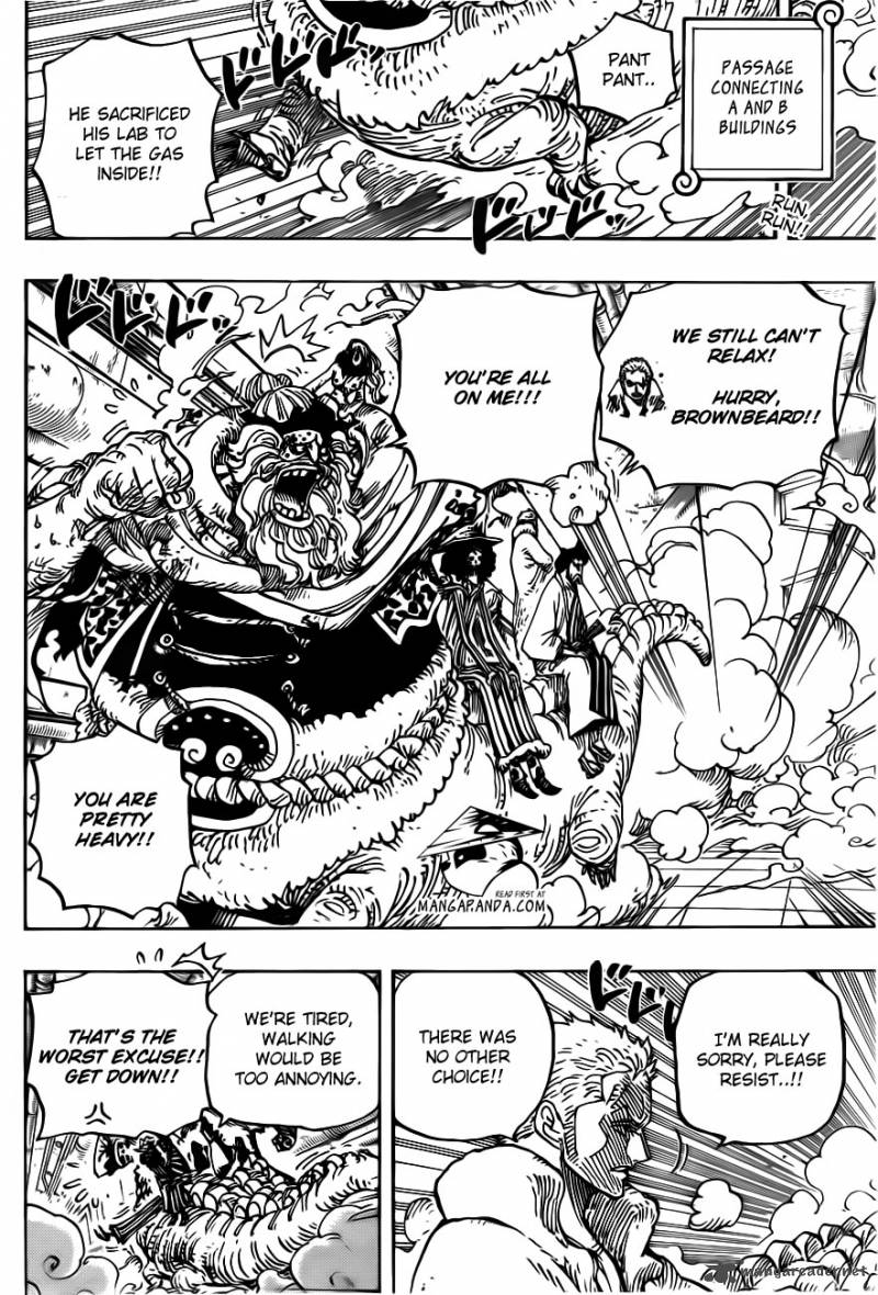 One Piece Chapter 680 page 4 - Chapter 680: Marine G-5 Base Commander Vergo the Demon Bamboo