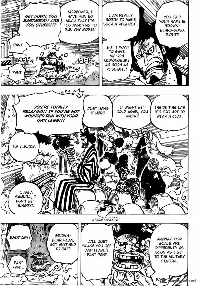 One Piece Chapter 680 page 5 - Chapter 680: Marine G-5 Base Commander Vergo the Demon Bamboo