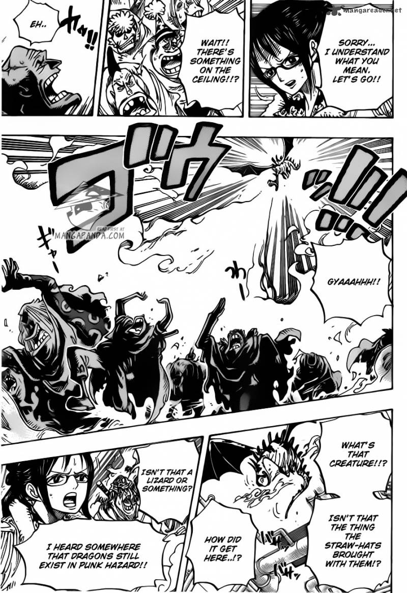 One Piece Chapter 680 page 7 - Chapter 680: Marine G-5 Base Commander Vergo the Demon Bamboo