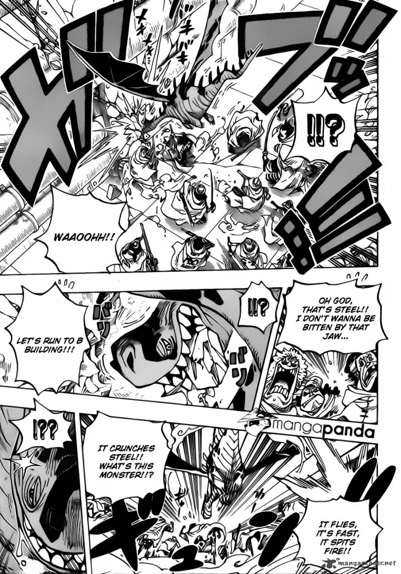 One Piece Chapter 680 page 9 - Chapter 680: Marine G-5 Base Commander Vergo the Demon Bamboo
