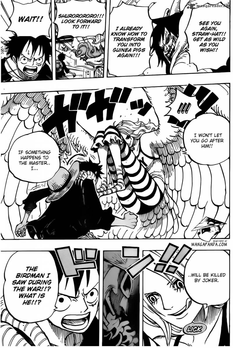 One Piece Chapter 681 page 13 - Chapter 681: Luffy vs. Master