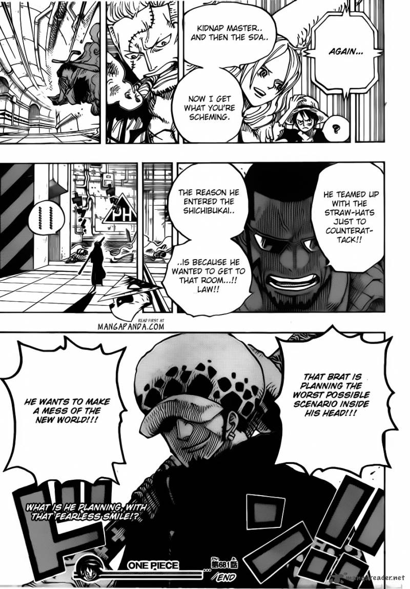 One Piece Chapter 681 page 19 - Chapter 681: Luffy vs. Master
