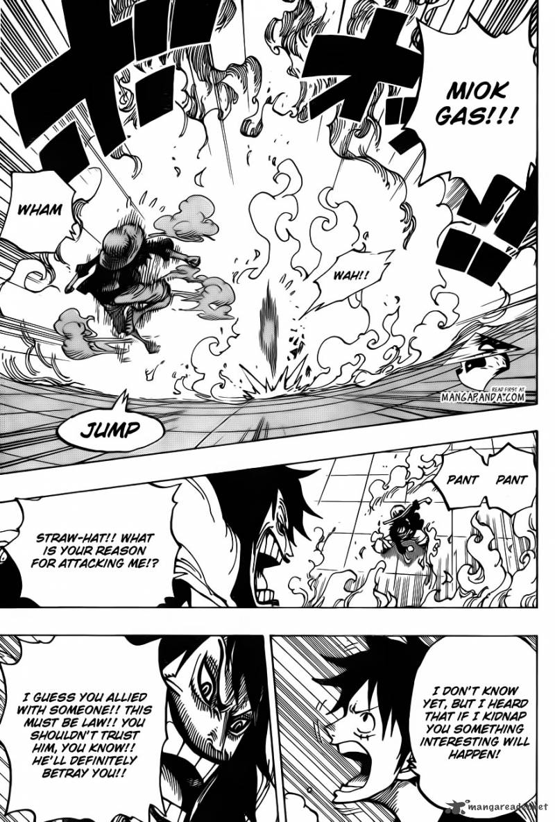 One Piece Chapter 681 page 5 - Chapter 681: Luffy vs. Master