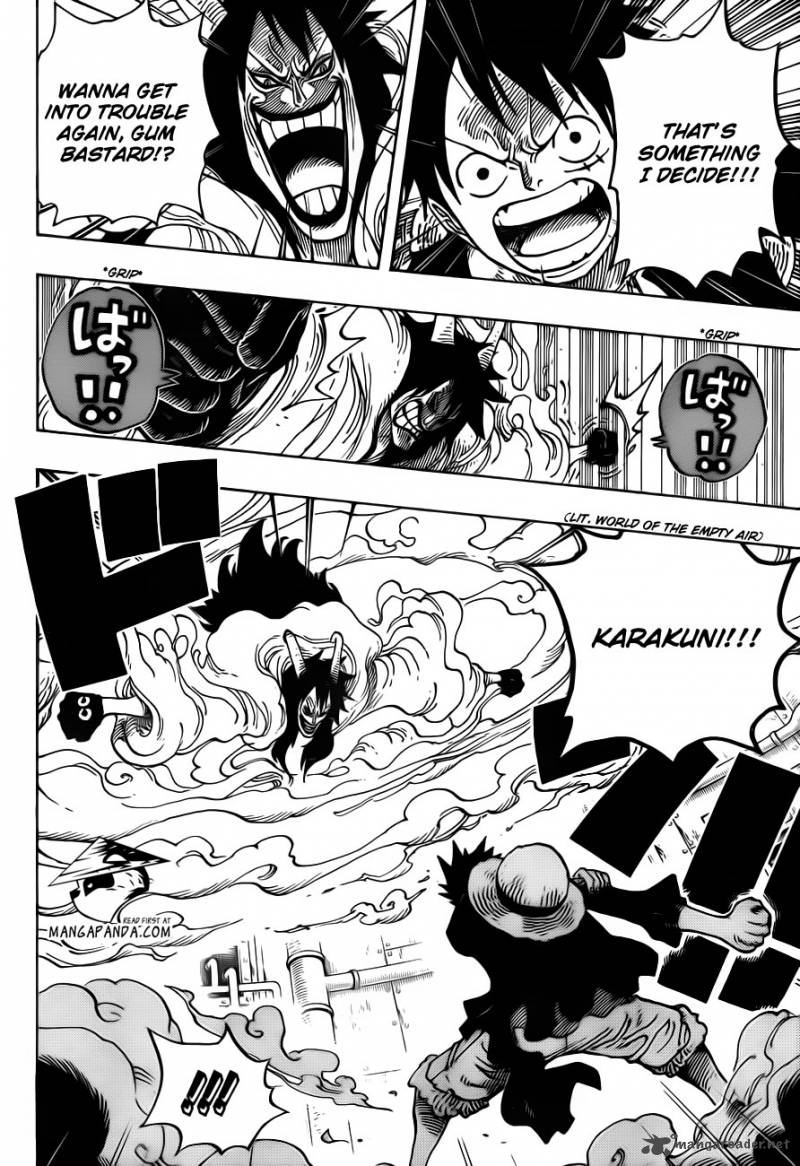 One Piece Chapter 681 page 6 - Chapter 681: Luffy vs. Master