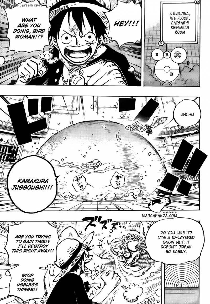 One Piece Chapter 683 page 4 - Chapter 683: An Icy Woman