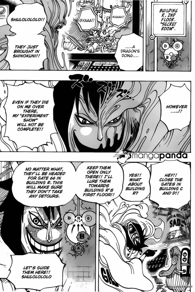 One Piece manga, chapter 684, page 12 of 23