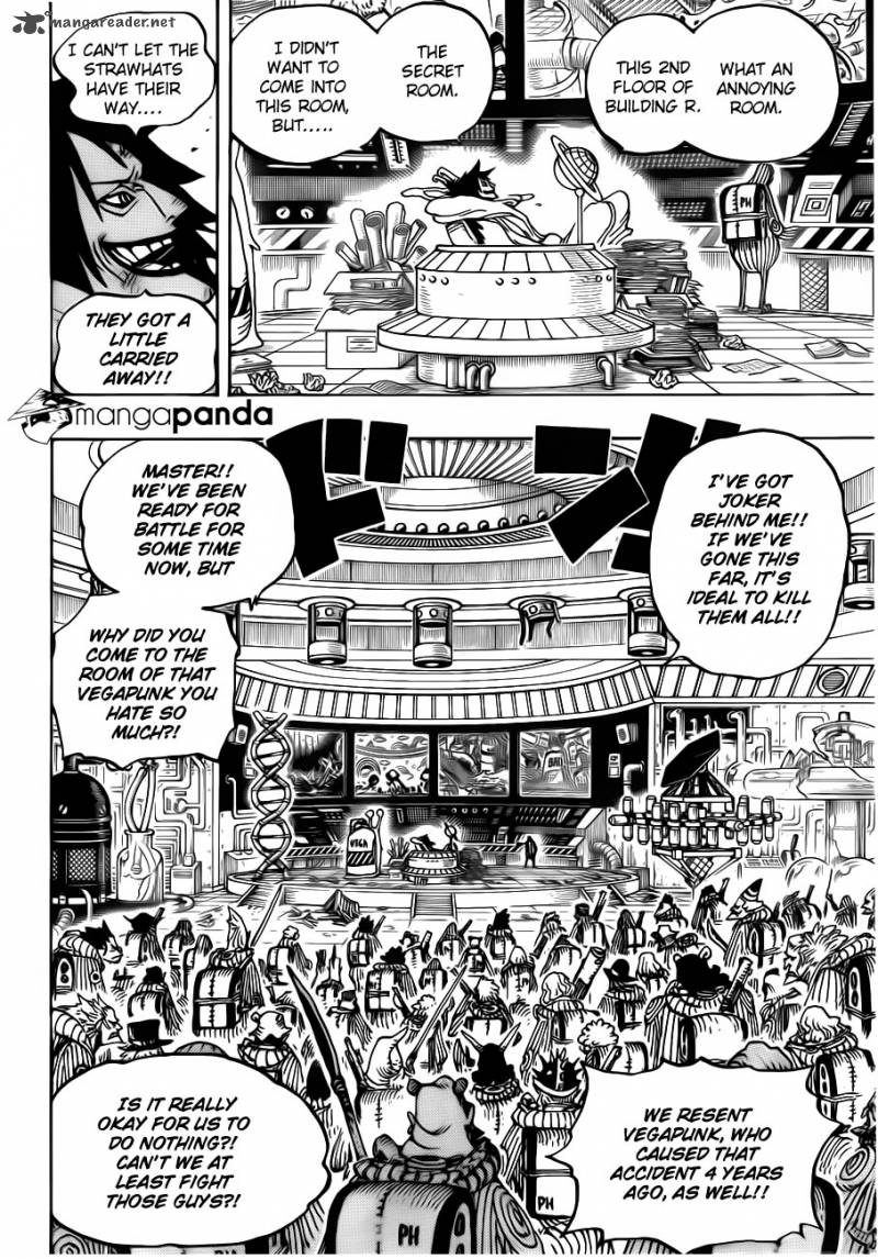 One Piece manga, chapter 684, page 13 of 23