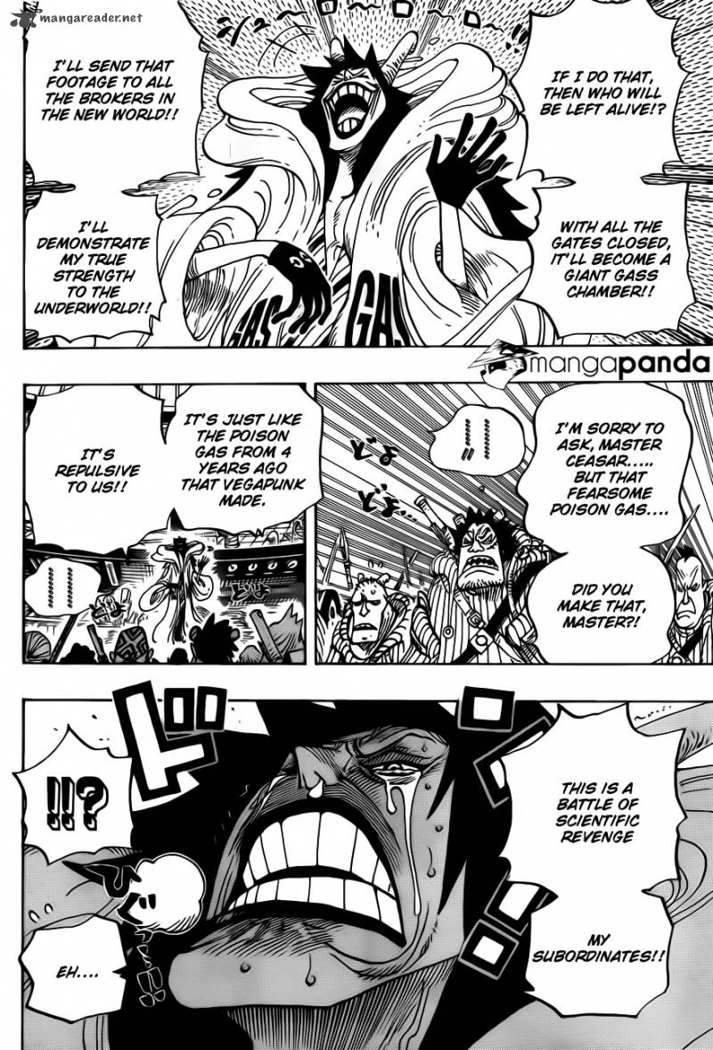 One Piece manga, chapter 684, page 15 of 23
