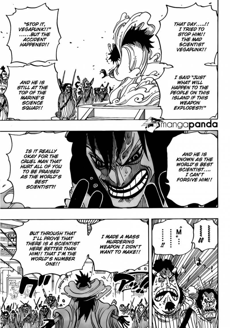 One Piece manga, chapter 684, page 16 of 23