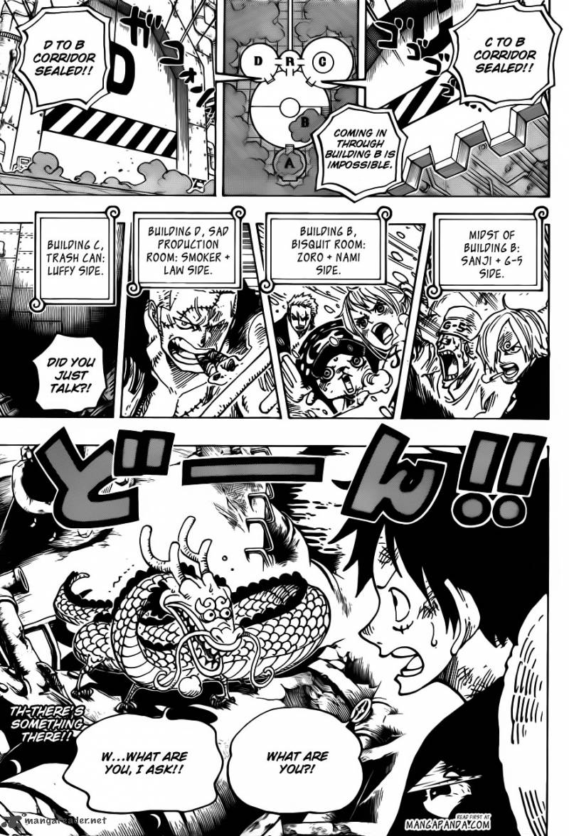 One Piece manga, chapter 684, page 20 of 23