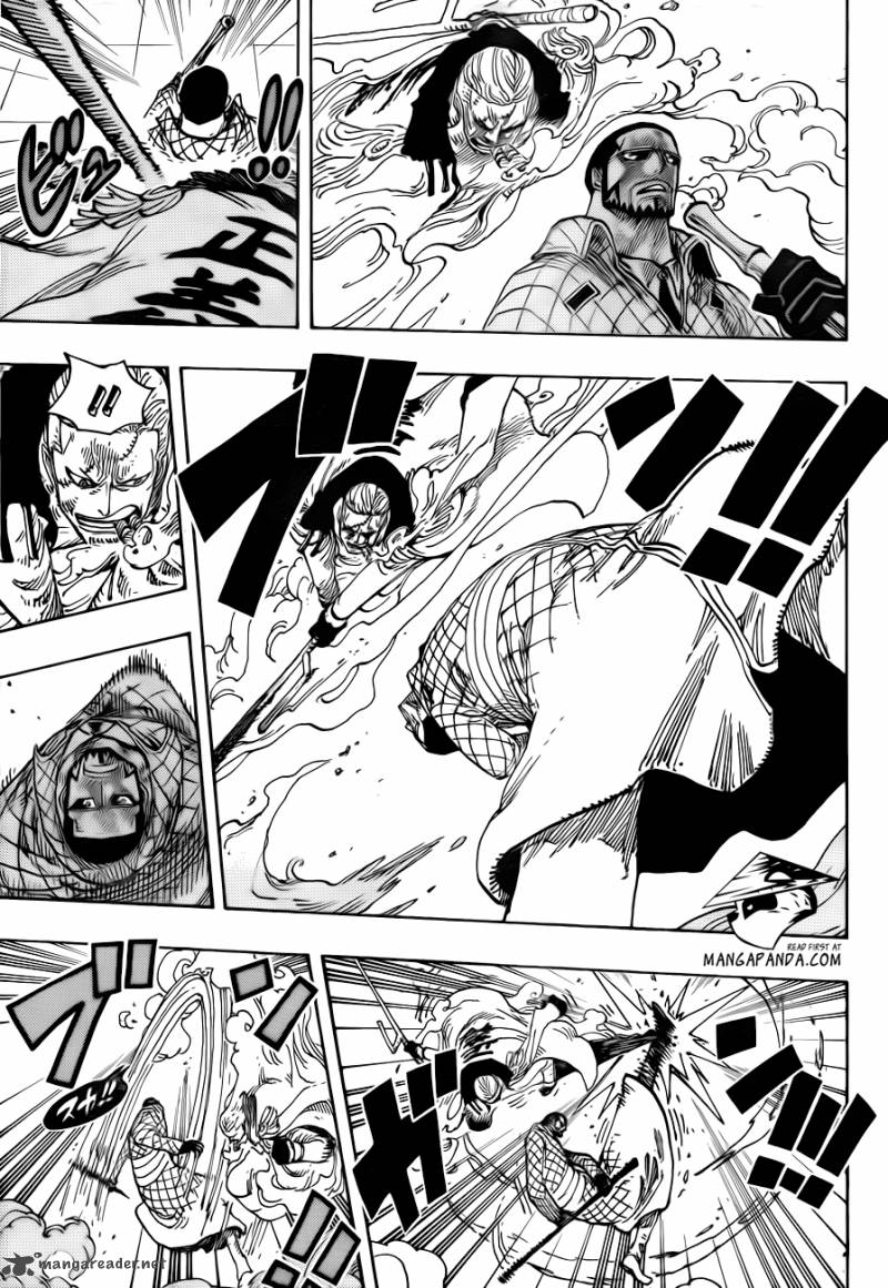 One Piece manga, chapter 684, page 6 of 23