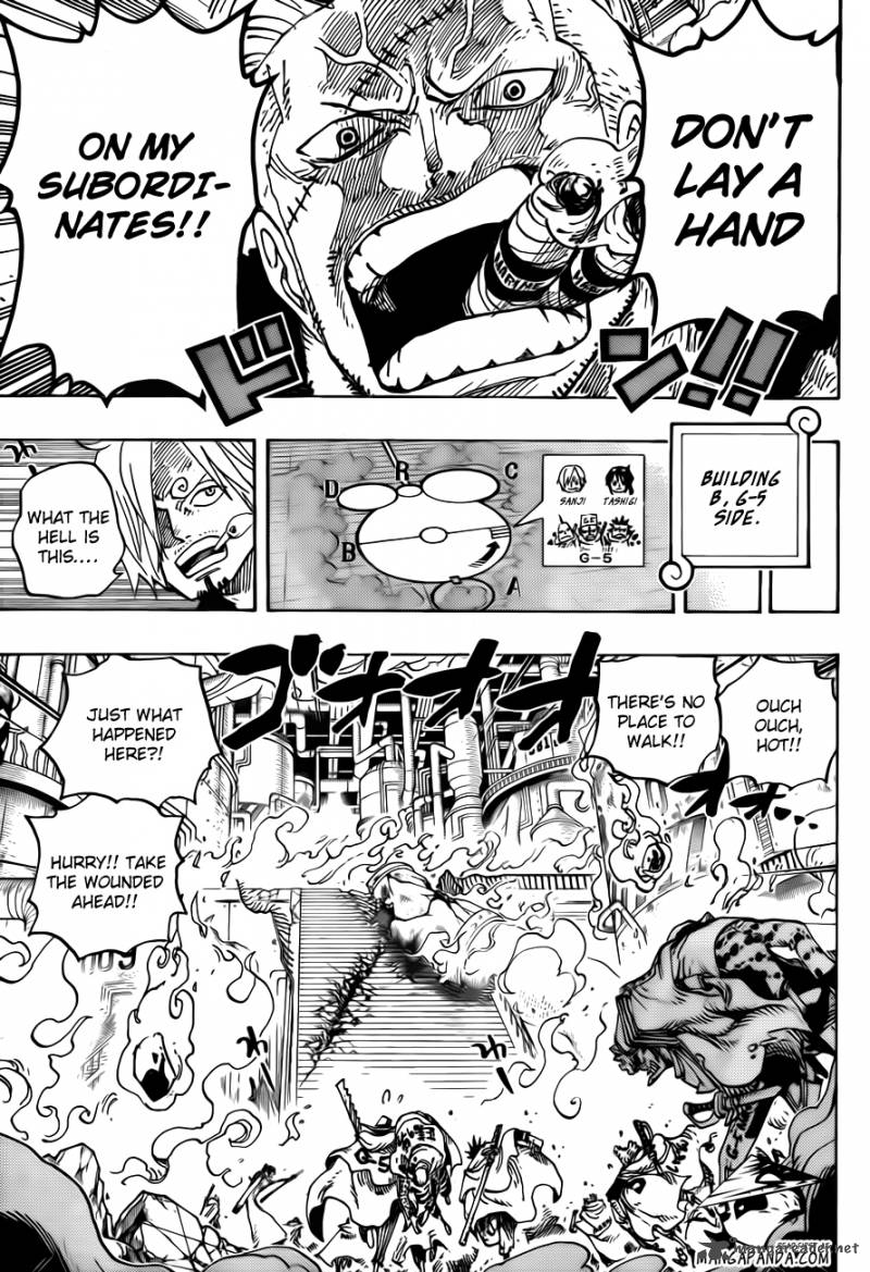 One Piece manga, chapter 684, page 8 of 23