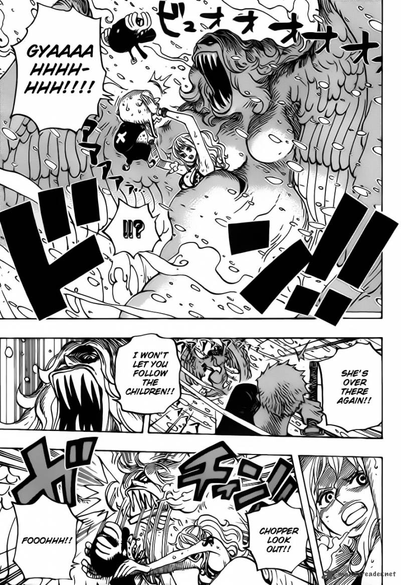 One Piece Chapter 686 page 12 - Chapter 686: The Snow Woman in the Biscuits Room