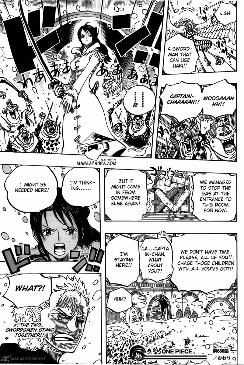 One Piece Chapter 686 page 20 - Chapter 686: The Snow Woman in the Biscuits Room