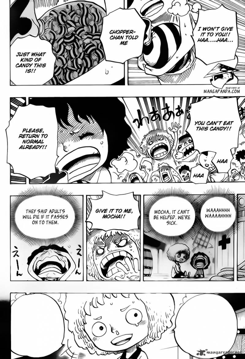 One Piece Chapter 686 page 5 - Chapter 686: The Snow Woman in the Biscuits Room