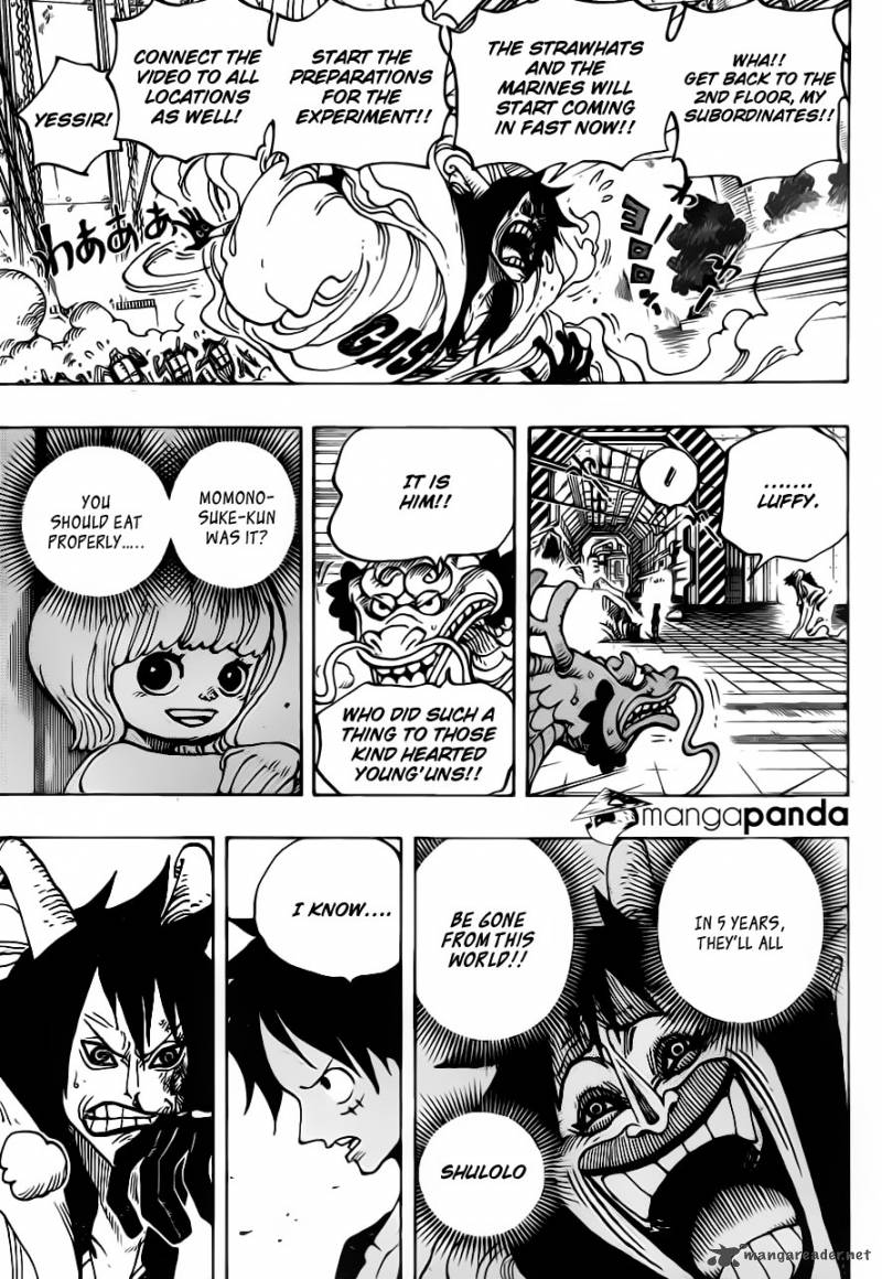 One Piece Chapter 689 page 13 - Chapter 689: A Seemingly Non-Existent Island