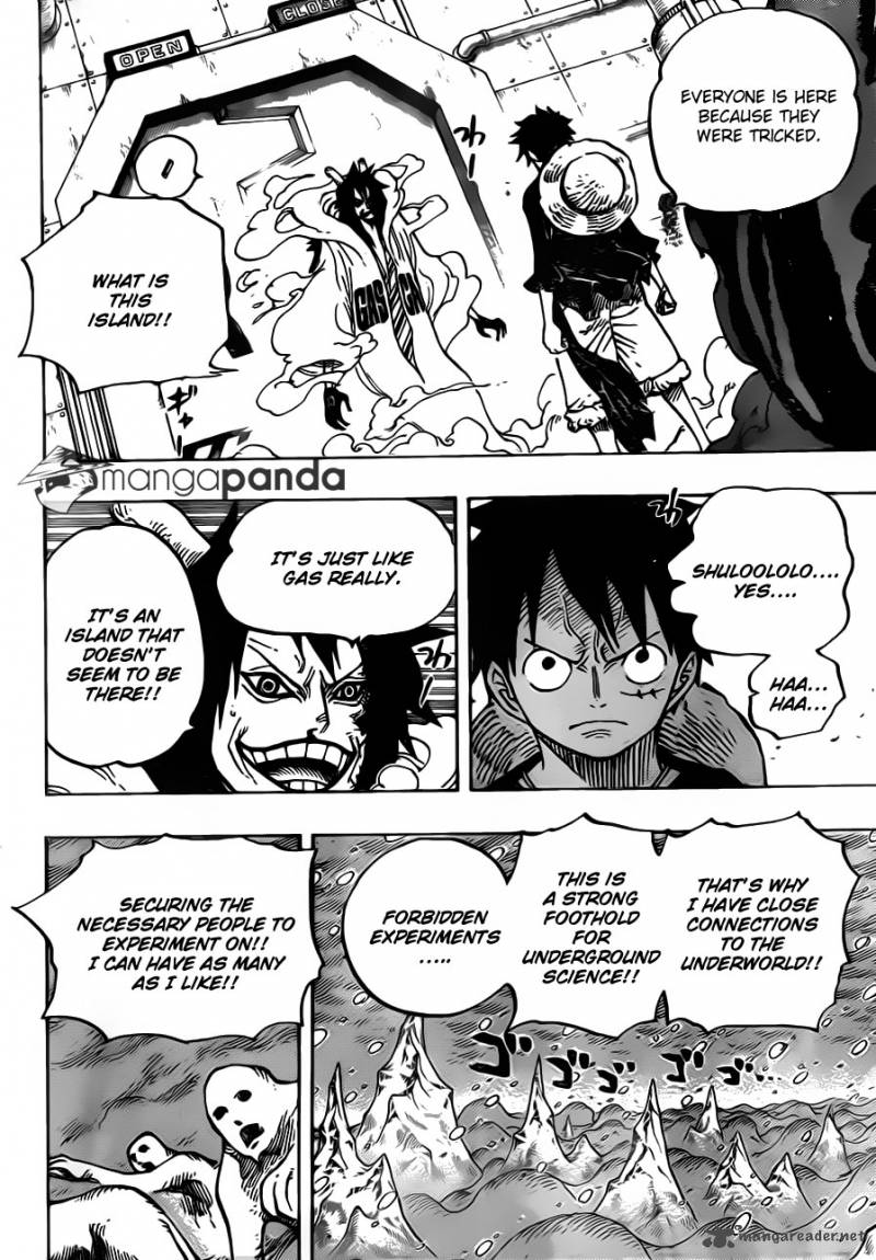 One Piece Chapter 689 page 14 - Chapter 689: A Seemingly Non-Existent Island