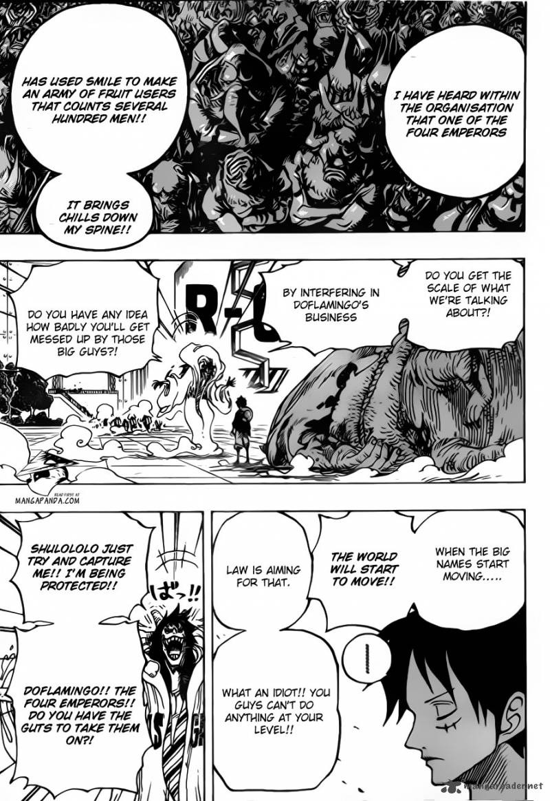 One Piece Chapter 689 page 17 - Chapter 689: A Seemingly Non-Existent Island
