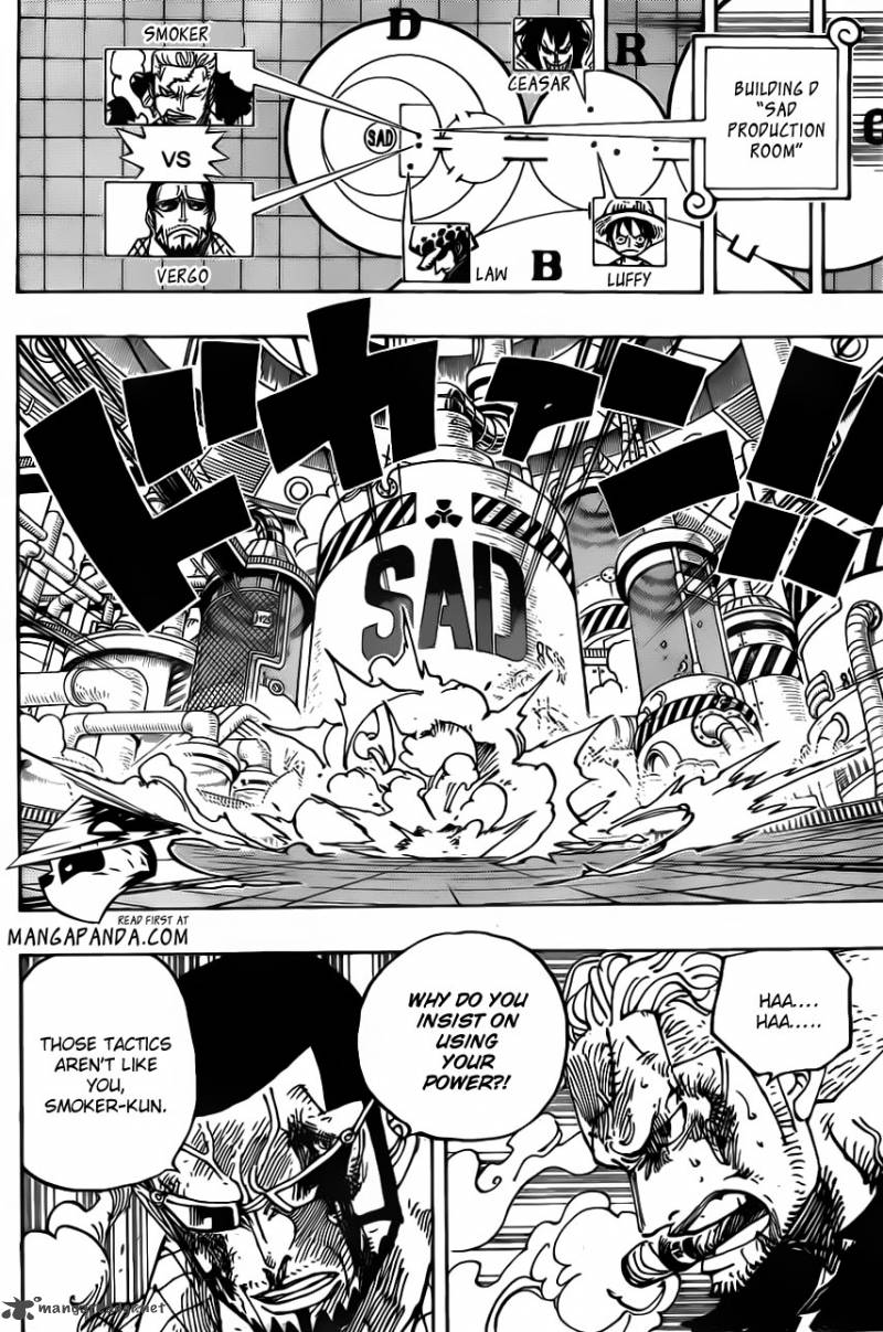 One Piece Chapter 690 page 10 - Chapter 690: SAD
