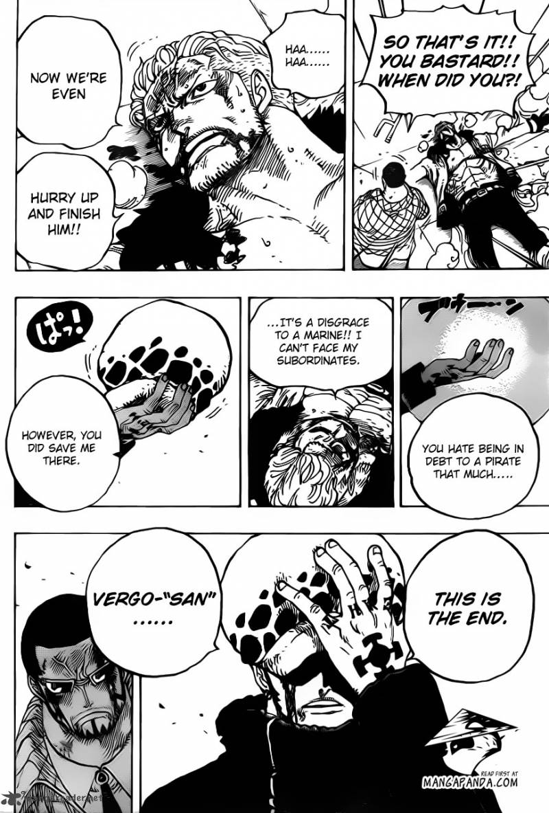 One Piece Chapter 690 page 14 - Chapter 690: SAD
