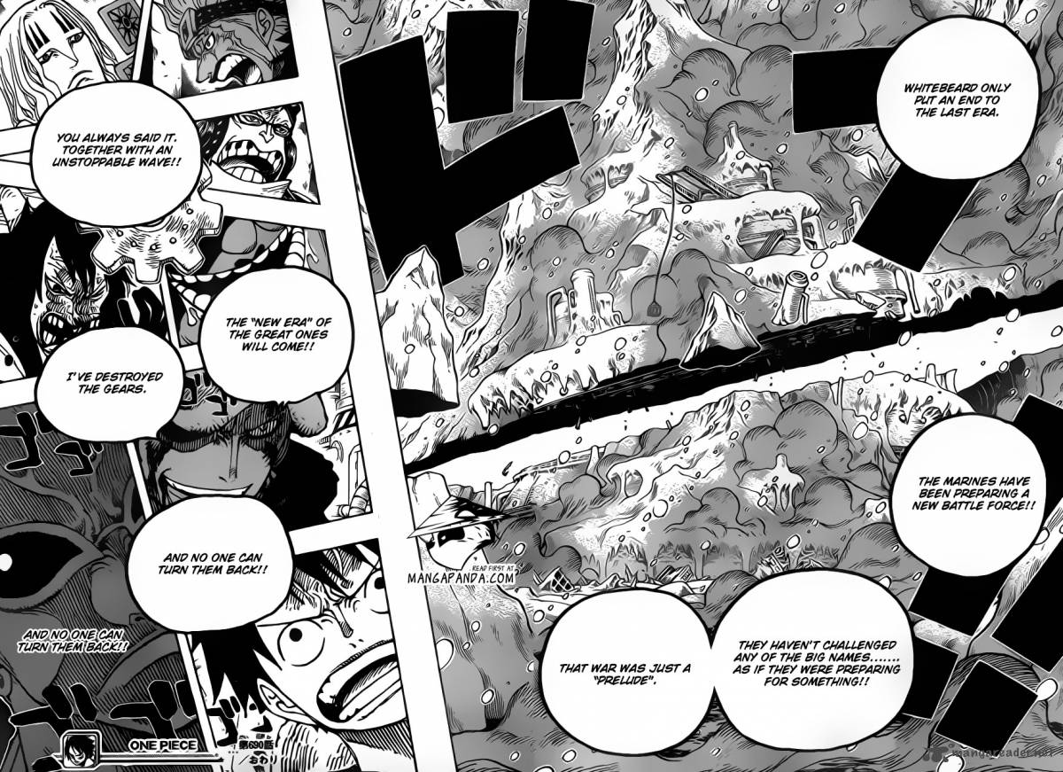 One Piece Chapter 690 page 19 - Chapter 690: SAD