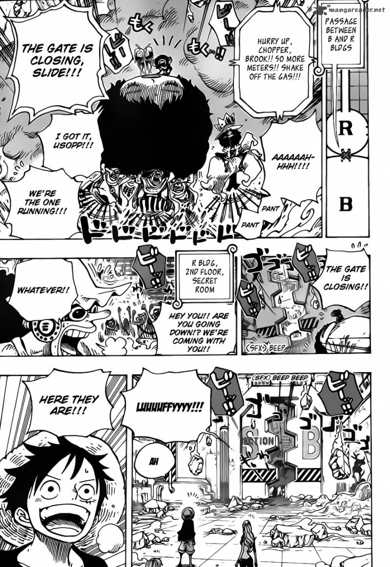 One Piece Chapter 693 page 14 - Chapter 693: Die for Me