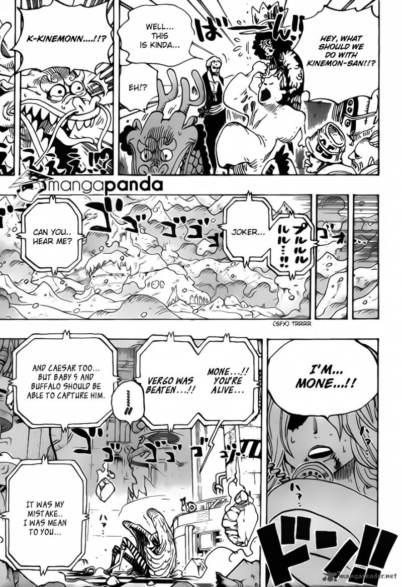 One Piece Chapter 693 page 16 - Chapter 693: Die for Me