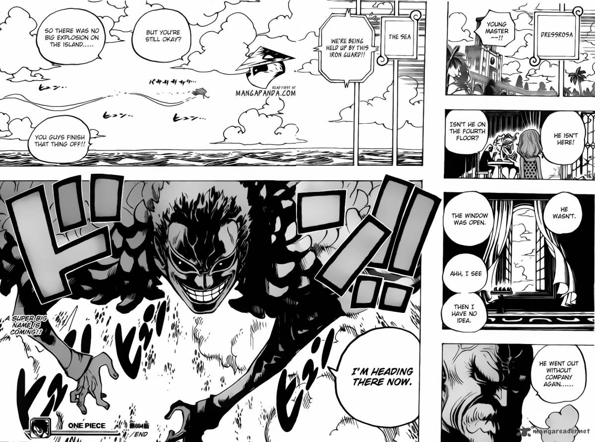 One Piece Chapter 694 page 17 - Chapter 694: The Most Dangerous Man