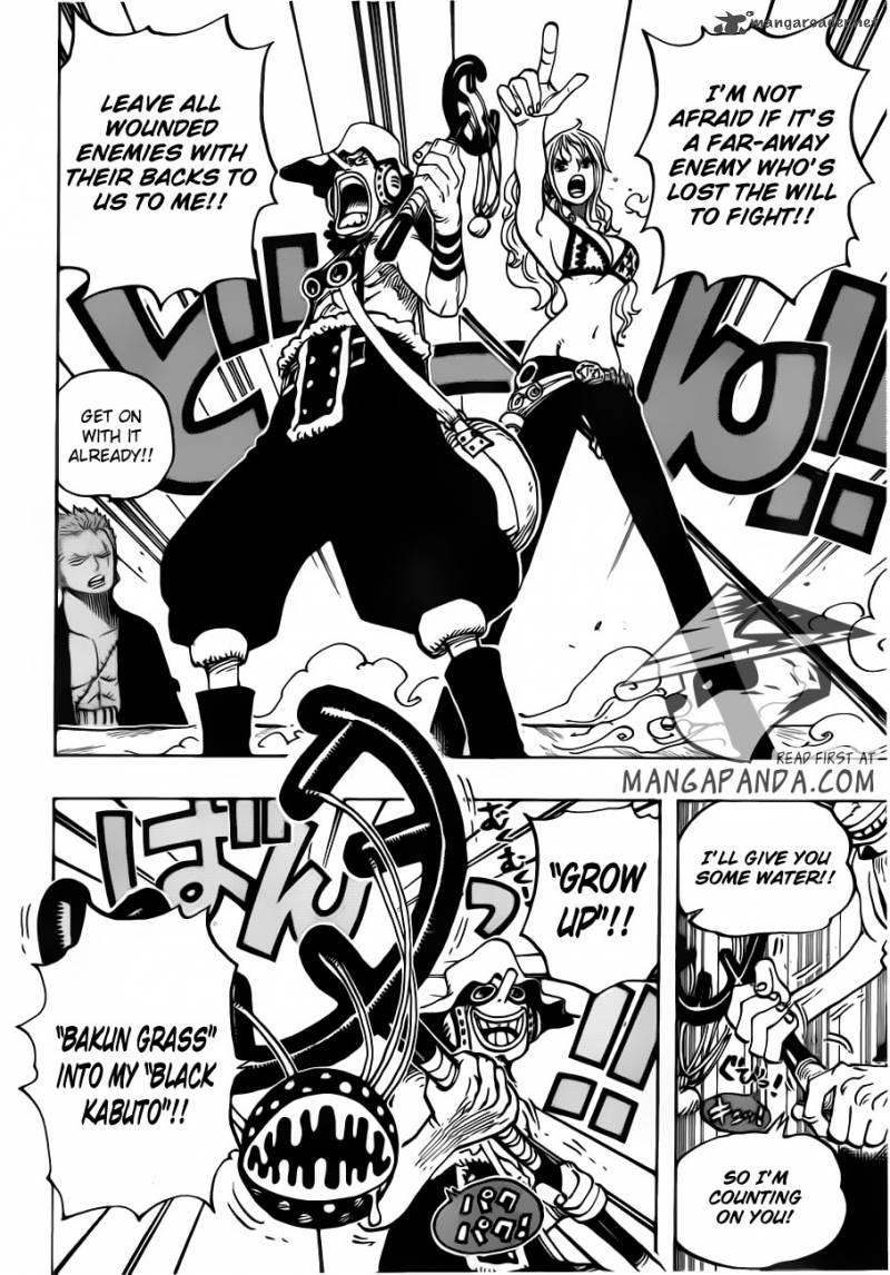 One Piece Chapter 695 page 11 - Chapter 695: Leave It to Us!!!