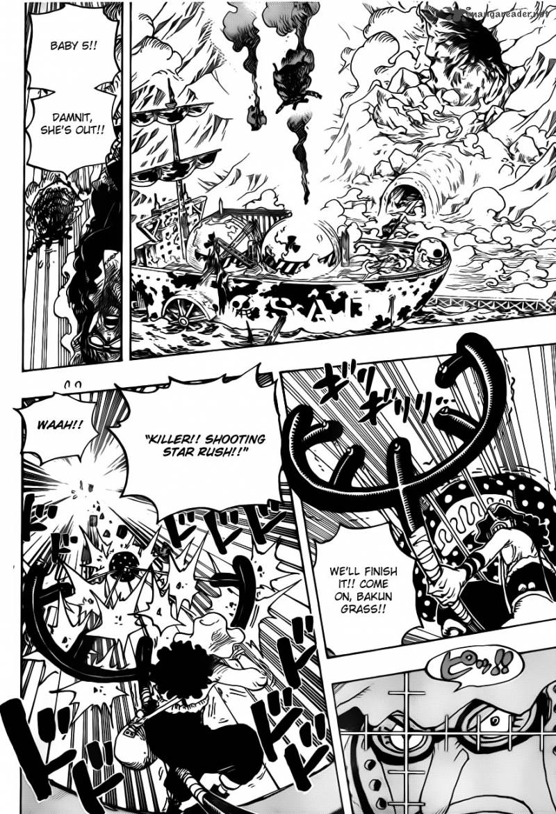 One Piece Chapter 695 page 15 - Chapter 695: Leave It to Us!!!