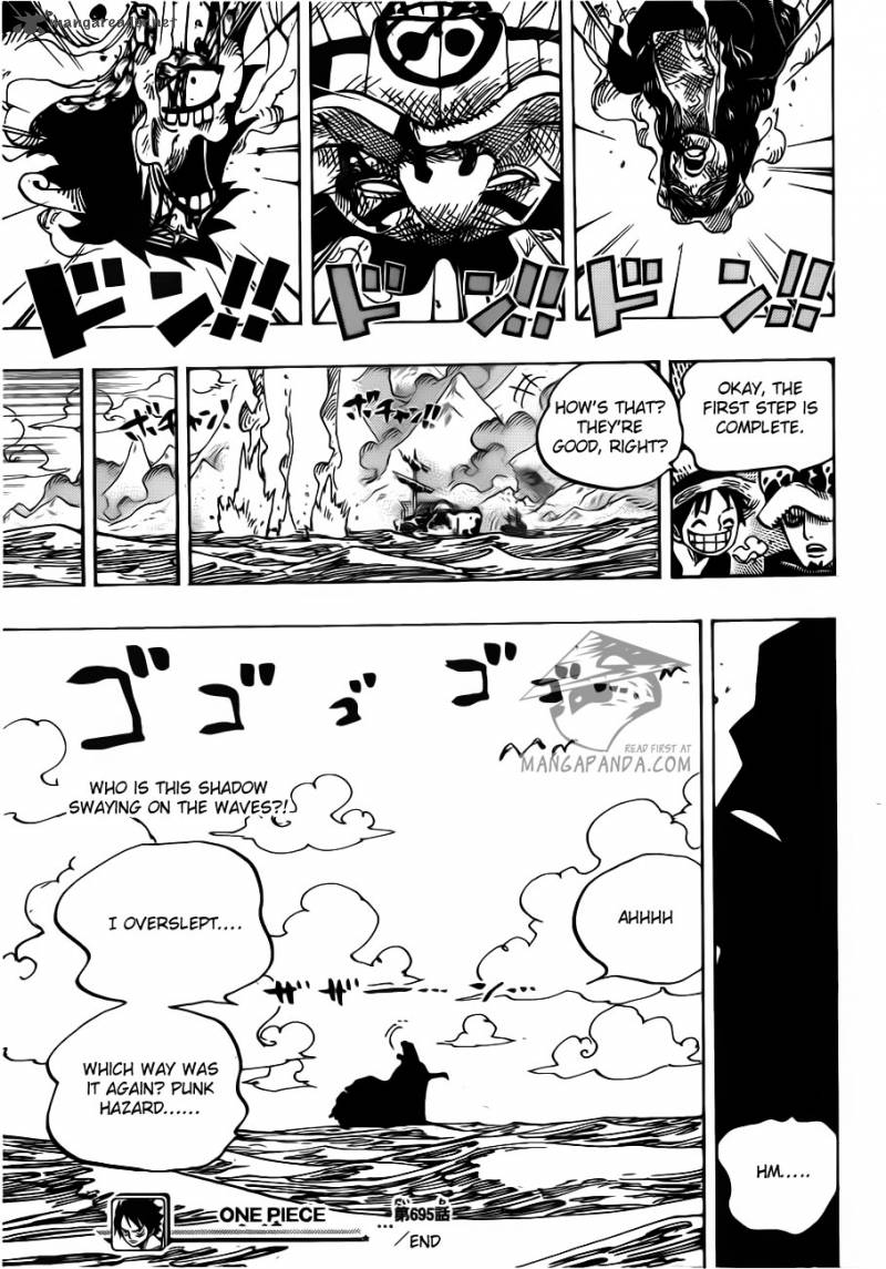 One Piece Chapter 695 page 18 - Chapter 695: Leave It to Us!!!