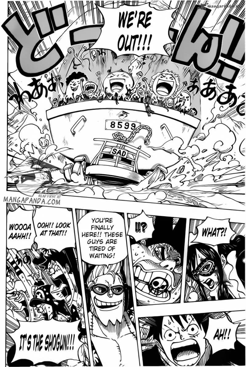 One Piece Chapter 695 page 8 - Chapter 695: Leave It to Us!!!