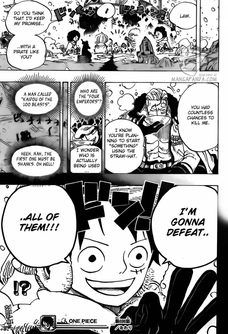 One Piece Chapter 696 page 20 - Chapter 696: Alignment of Interests