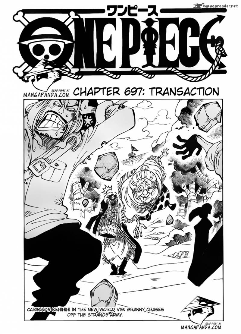 One Piece Chapter 697 page 2 - Chapter 697: A Deal