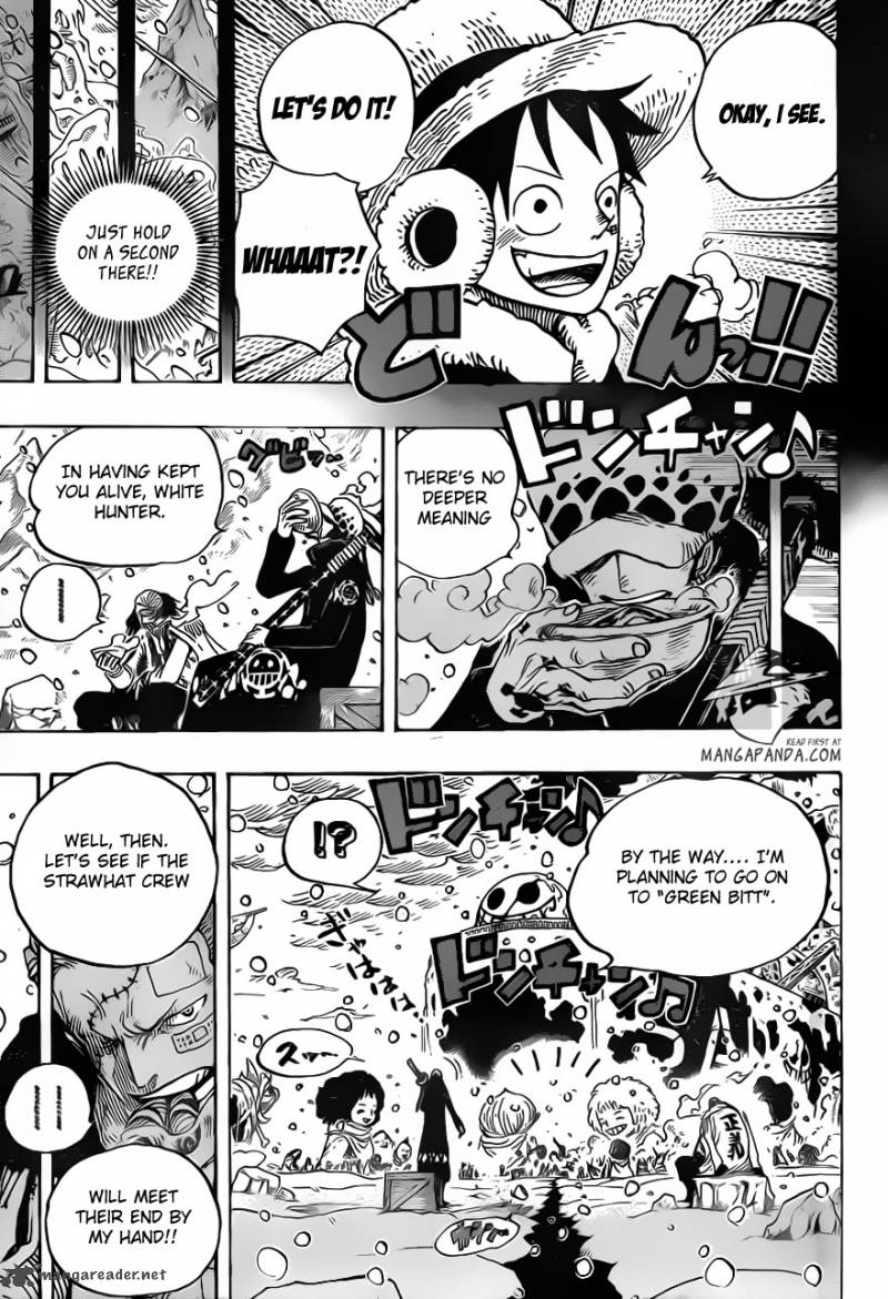 One Piece Chapter 697 page 4 - Chapter 697: A Deal