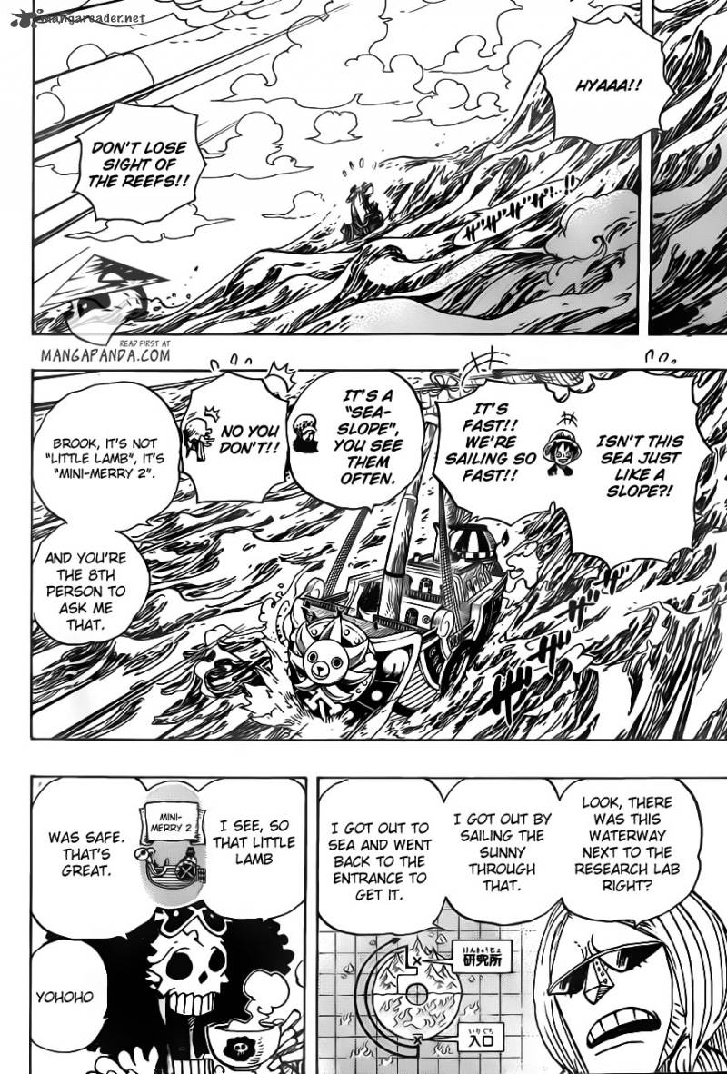 One Piece Chapter 698 page 10 - Chapter 698: Doflamingo Appears