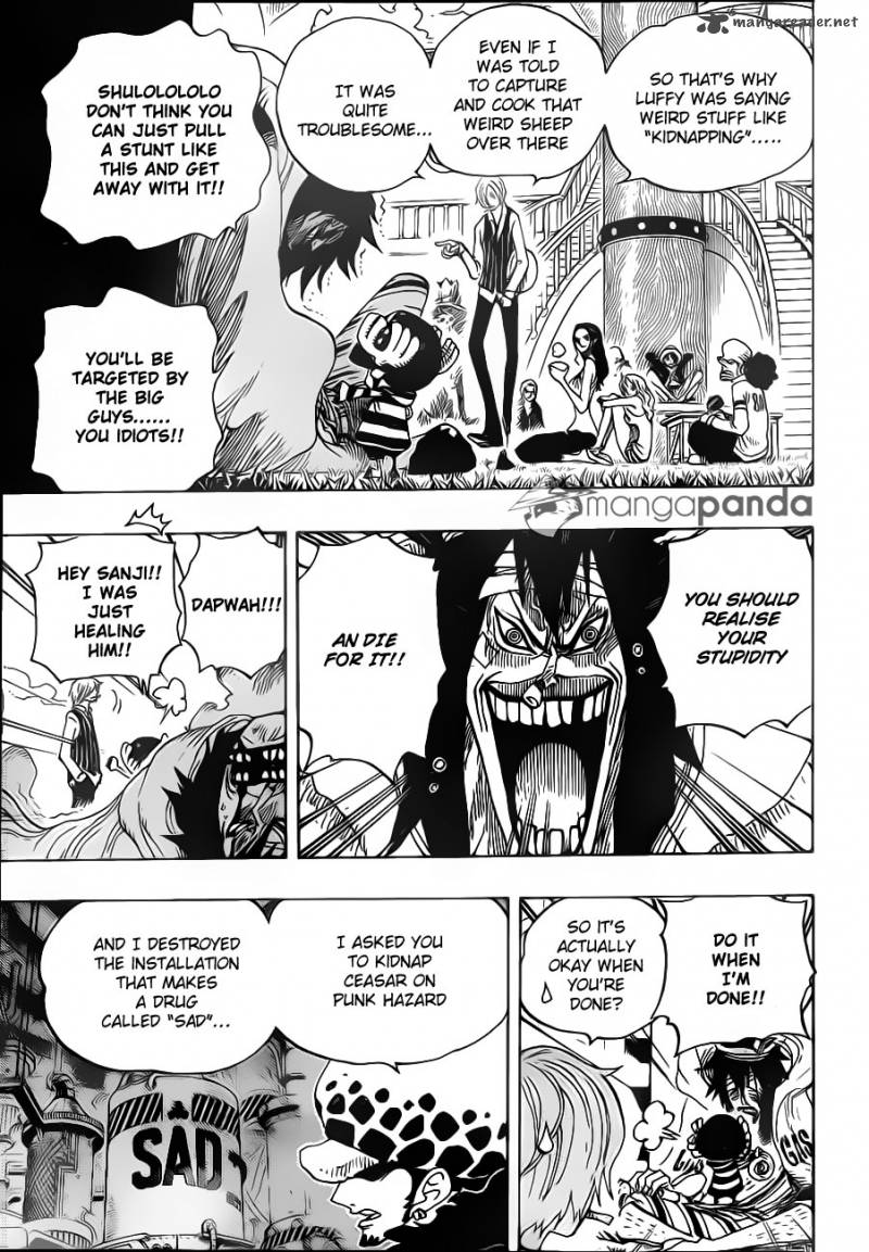 One Piece Chapter 698 page 13 - Chapter 698: Doflamingo Appears