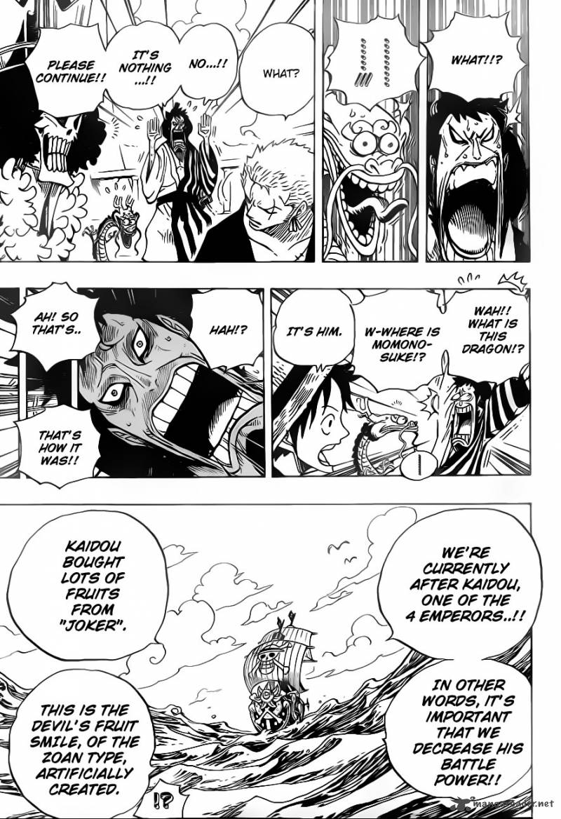 One Piece Chapter 698 page 15 - Chapter 698: Doflamingo Appears
