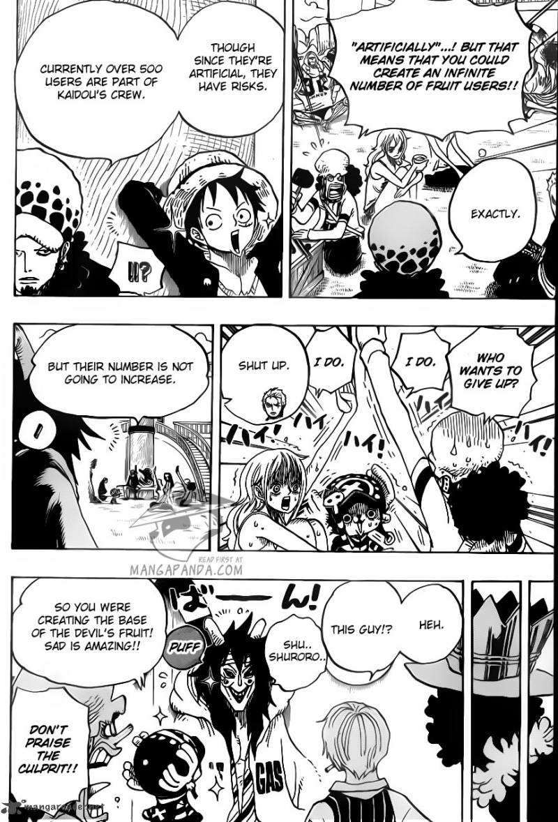 One Piece Chapter 698 page 16 - Chapter 698: Doflamingo Appears